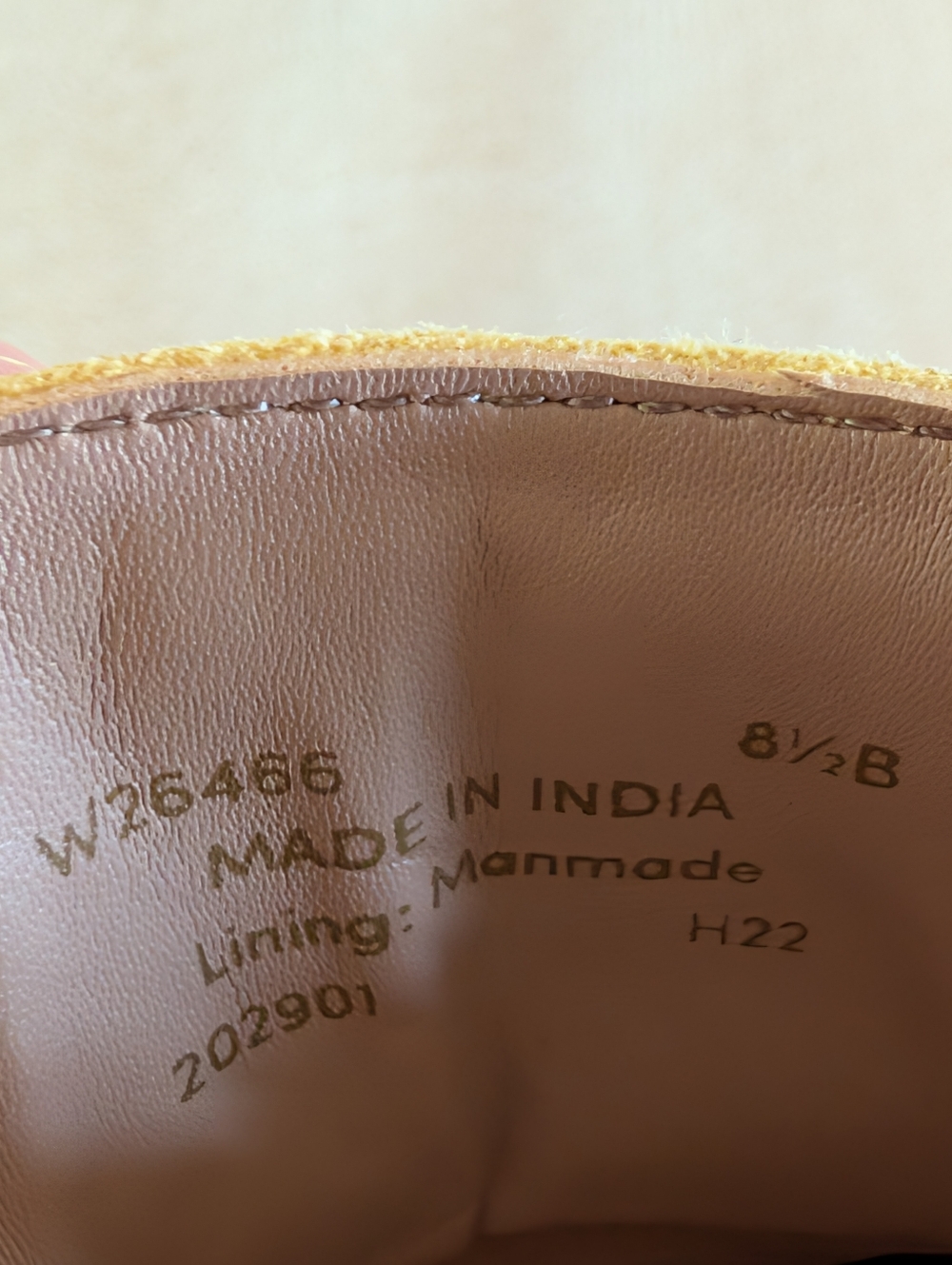 Cole Haan Women’s Yellow Suede Moccasin Loafers - Picture 3 of 10